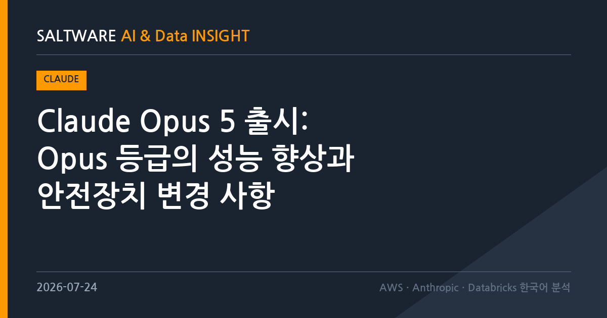Claude Opus 5 출시: Opus 등급의 성능 향상과 안전장치 변경 사항